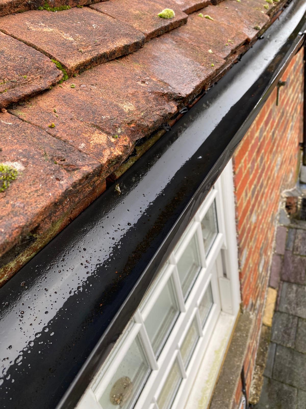 gutter cleared  - Leigh Gutter Clearance is the solution!